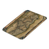 アンティーク世界地図 マグネット (左側)