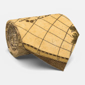 アンティーク世界地図（ヨーロッパ前面） ネクタイ (ロール)