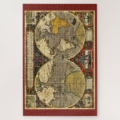 アンティーク世界地図#2 ジグソーパズル (縦)