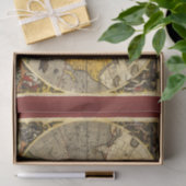 アンティーク世界地図#2 薄葉紙 (ギフト)