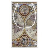 アンティーク世界地図#3 スモールペーパーバッグ (裏面)