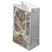 アンティーク世界地図#3 スモールペーパーバッグ (裏面アングル)