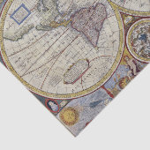 アンティーク世界地図#3 薄葉紙 (詳細)