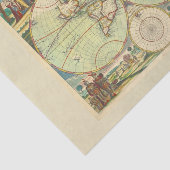 アンティーク世界地図#4 薄葉紙 (詳細)