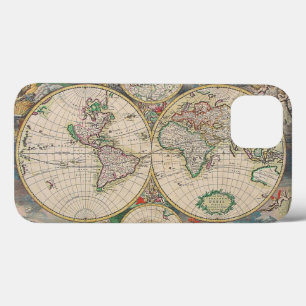 アンティーク世界地図 iPhone 13ケース