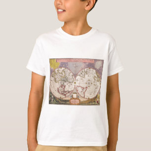 アンティーク世界地図 Tシャツ