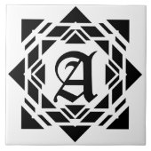 アンティーク中世文字 タイル (正面)