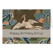 アンティーク中国のの鳥のアートワークのタペストリーのフェニックス (正面横)