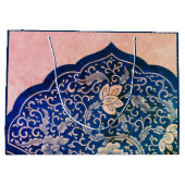 アンティーク中国のパターカスタムン抱き枕 ラージペーパーバッグ (裏面)