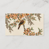 アンティーク中国のフラワー&バード、ヴィンテージガーデン 名刺 (裏面)