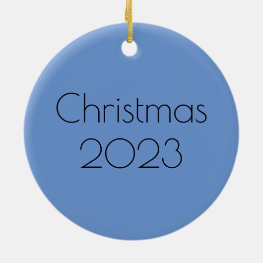 アンティーク中国のブルー&ホワイトマンダラ セラミックオーナメント (裏面)