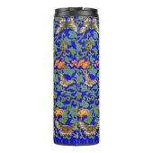 アンティーク中国の磁器花蝶 タンブラー (裏面)