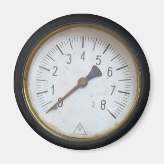 アンティーク丸型圧力計ゲージ冷蔵庫用マグネット マグネット