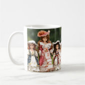 アンティーク人形 コーヒーマグカップ (左)