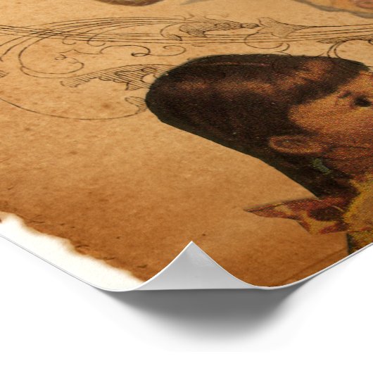 アンティーク人形 ポスター (角)