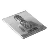 アンティーク仏像、インスピレーション、瞑想 –  ノートパッド (アングル)