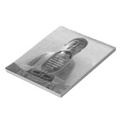 アンティーク仏像、インスピレーション、瞑想 –  ノートパッド (回転)