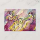 アンティーク付き音楽シーン 名刺 (裏面)