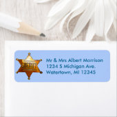 アンティーク保安官バッジ ラベル (インサイチュ)