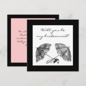 アンティーク傘の招待状 招待状 (正面/裏面)