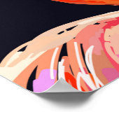 アンティーク像アポロ像。ファインアート ポスター (角)