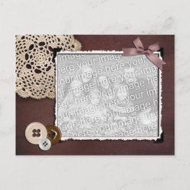 アンティーク写真立て ポストカード