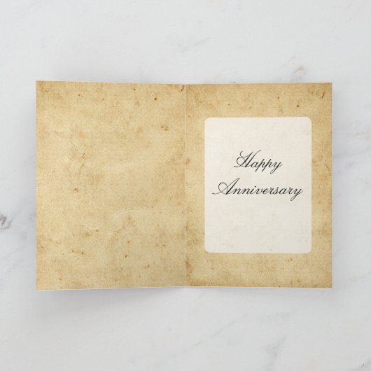 アンティーク写真記念日 カード (内部)