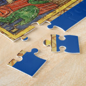 アンティーク出生クリスマスパーチメント ジグソーパズル (側面)