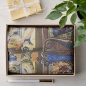 アンティーク出生モノグラムクリスマスパメント 薄葉紙 (ギフト)