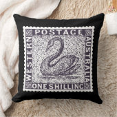 アンティーク切手， Swanとオーストラリアから クッション (ブランケット)