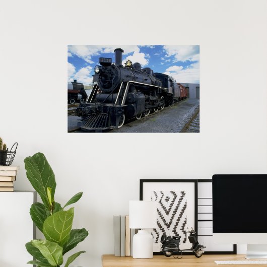 アンティーク列車 ポスター (ホームオフィス)