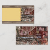 アンティーク列車 名刺 (正面/裏面)