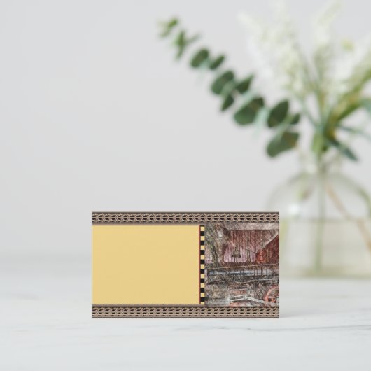 アンティーク列車 名刺 (スタンド正面)