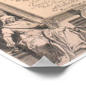 アンティーク初版表紙キングジェームス・バイブル ポスター (角)