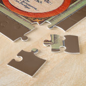 アンティーク北極地図メルカトル ジグソーパズル (側面)