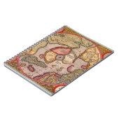 アンティーク北極地図メルカトル ノートブック (左側)