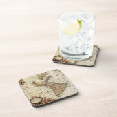 アンティーク南北アメリカの地図バイヨハネス・デ・ラム コースター (右側)
