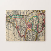 アンティーク南米の地図 ジグソーパズル (横)