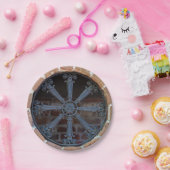 アンティーク南部鍛錬鉄窓ガード ペーパープレート (パーティー)