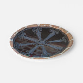 アンティーク南部鍛錬鉄窓ガード ペーパープレート (アングル)