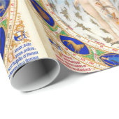 アンティーク占星術と黄道シンボルや象徴図 ラッピングペーパー (ロールコーナー)