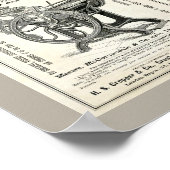 アンティーク印刷のポスターアート ポスター (角)