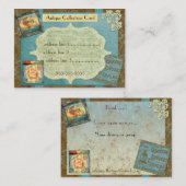 アンティーク収集カスタム 名刺 (正面/裏面)