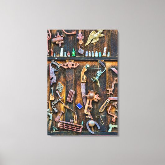 アンティーク収集 キャンバスプリント (正面)