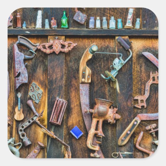 アンティーク収集 スクエアシール (正面)