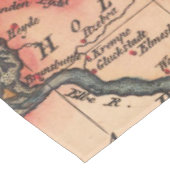 アンティーク古いインスパイア地図(10) テーブルクロス (アングル)