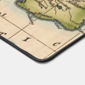 アンティーク古いインスパイア地図(10) デスクマット (コーナー)