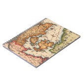 アンティーク古いインスパイア地図(10) ノートブック (左側)