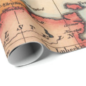 アンティーク古いインスパイア地図(10) ラッピングペーパー (ロールコーナー)