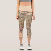 アンティーク古いインスパイア地図(11) カプリレギンス (正面)